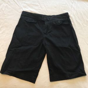 Athleta Black Bermuda Shorts